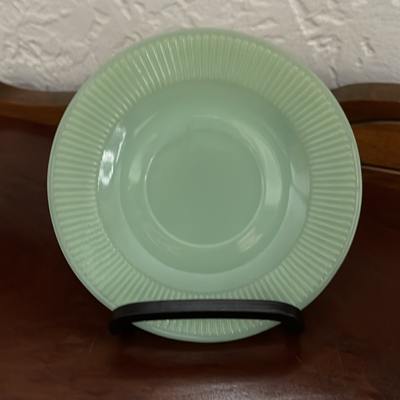 Viintage Fire King Jadeite Jane Ray Starburst Cup & Saucer - Picture 2 of 8